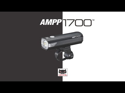 Cateye Ampp 1700 HL-EL1700RC Headlight (Rechargeable Type C)
