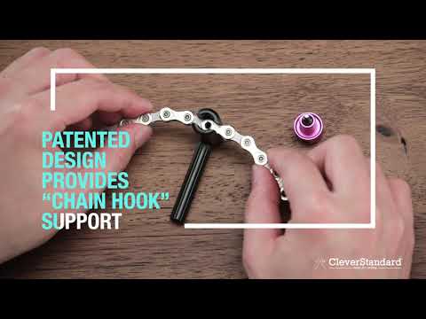 Clever Chain Barrel AL with Valve Core Remover Handle