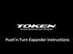 Token Headset Part Push & Turn Expander Bolt 1.1/8