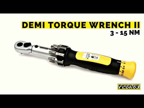 Pedros Demi Torque Wrench II & Bit Set (3-15Nm)