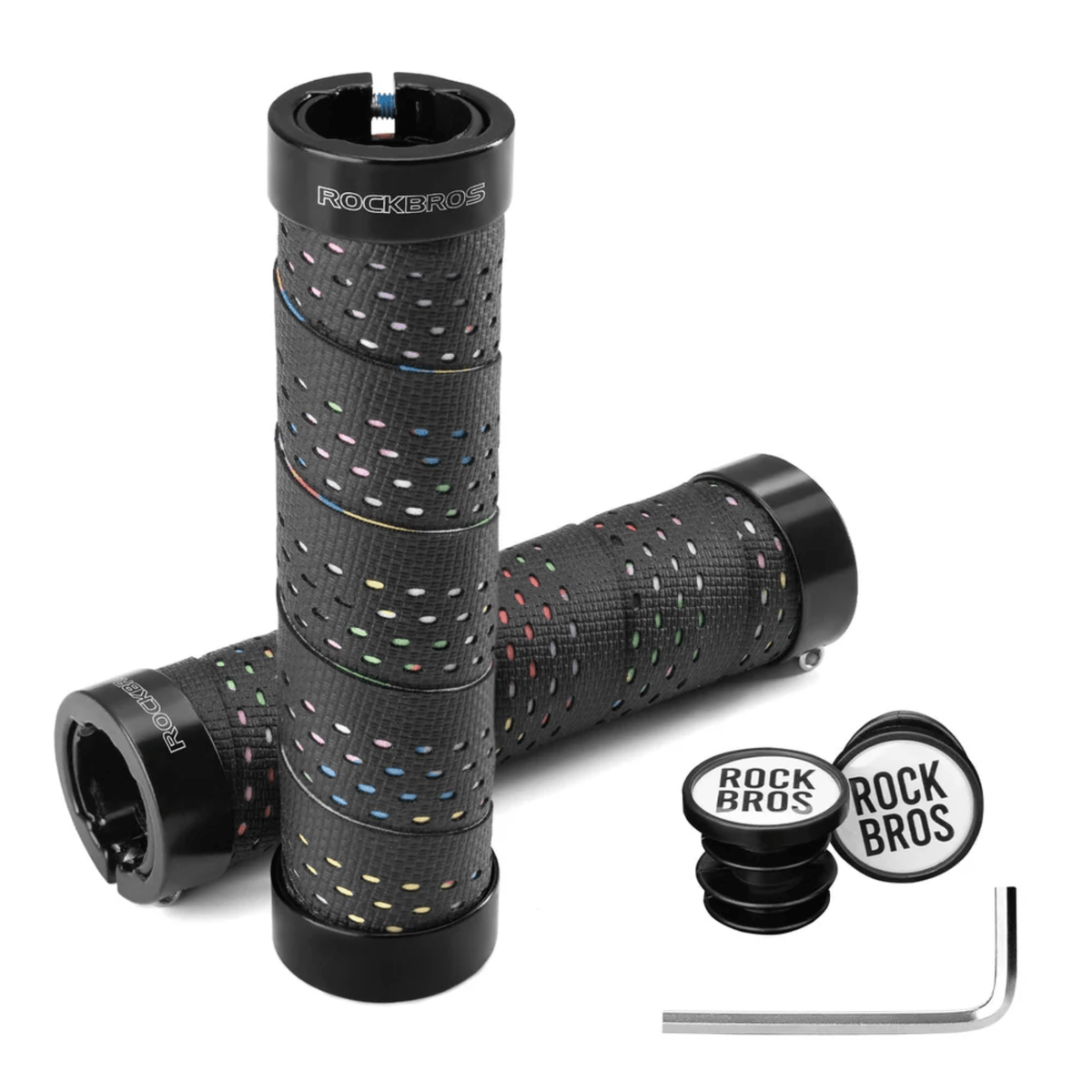 Rockbros Double Lock Non-Slip Universal Handlebar Grips | The Bike Affair