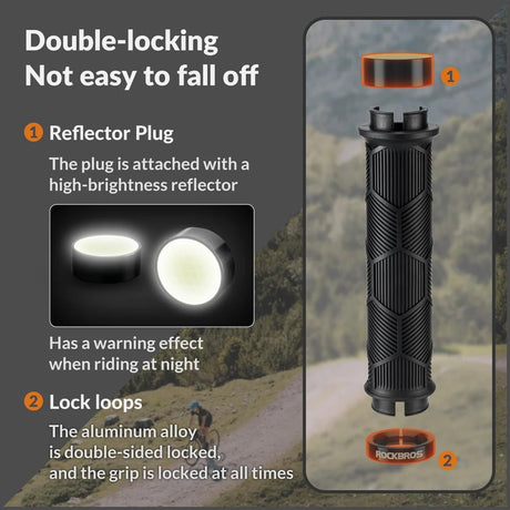 Rockbros Non-Slip Rubber Handlebar Grip | The Bike Affair