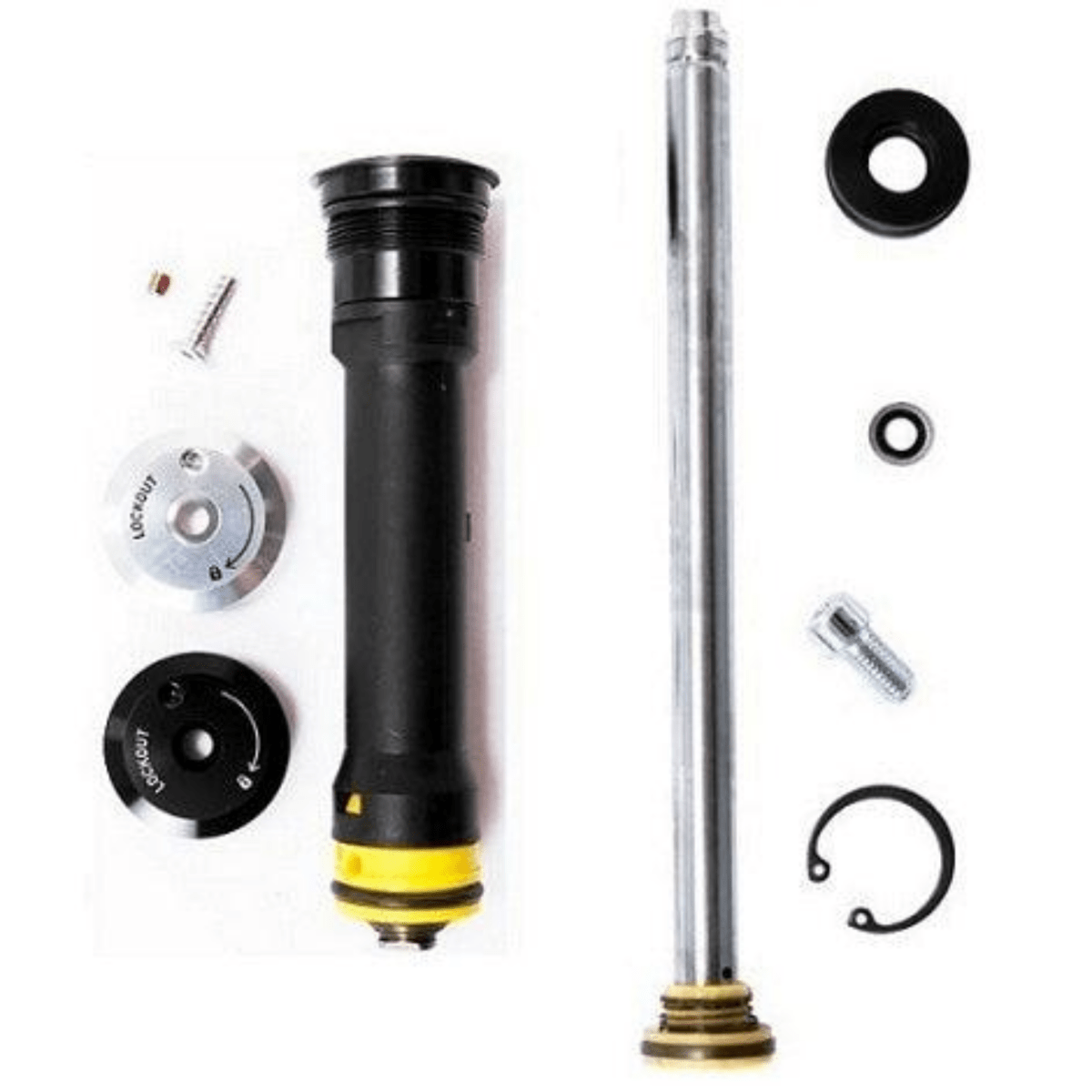 RockShox Right TK Paragon Gold Solo Air RMT17 Damper Internals | The Bike Affair
