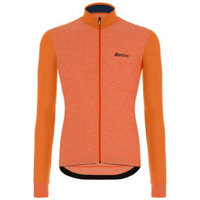 Santini Colore Puro Thermal Long Sleeve Jersey | The Bike Affair