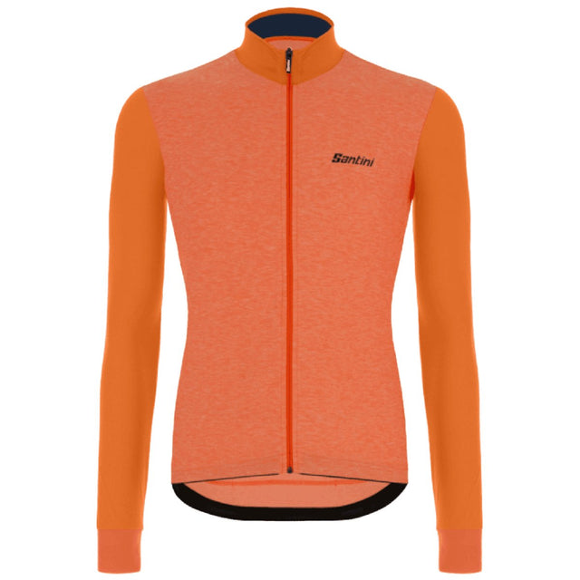 Santini Colore Puro Thermal Long Sleeve Jersey | The Bike Affair