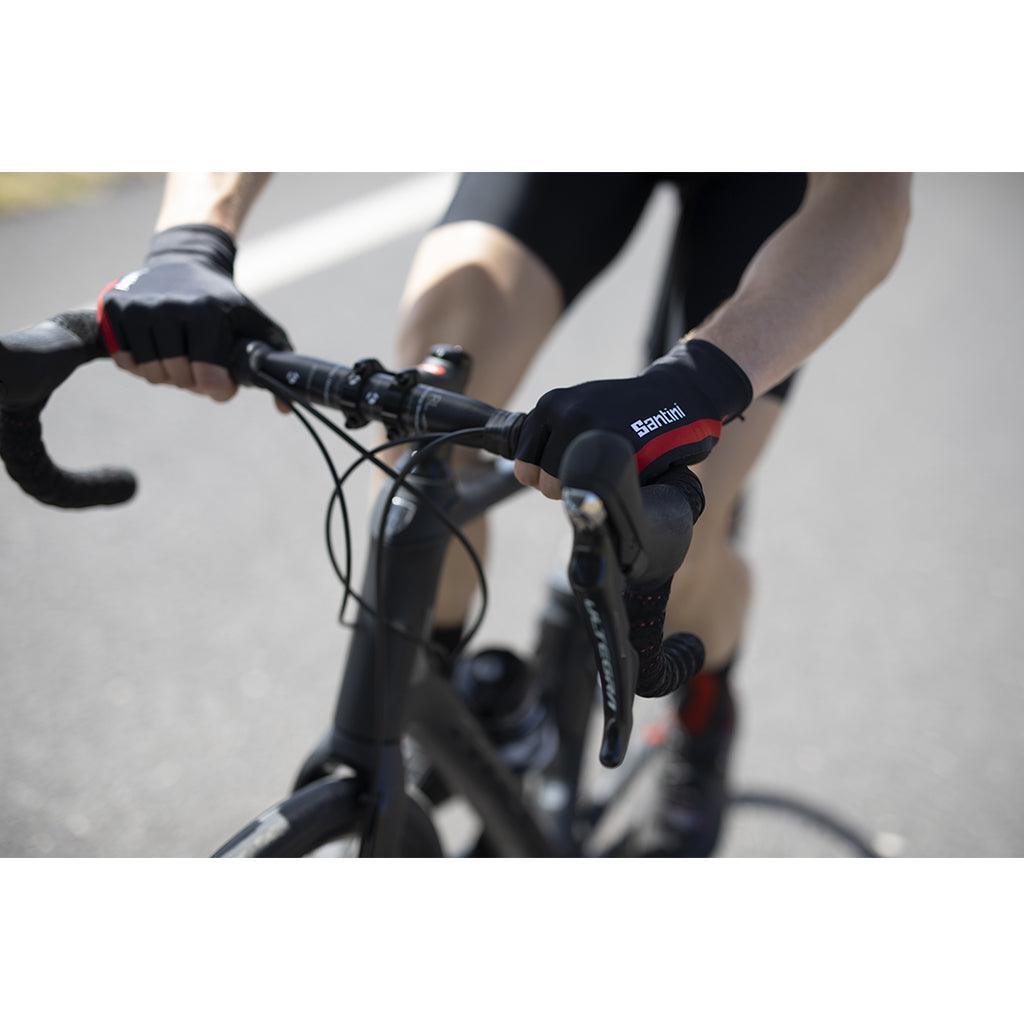 Santini Ironman VIS Gloves | The Bike Affair