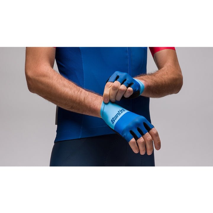 Santini La Vuelta Altu Del Gamoniteiru Gloves | The Bike Affair