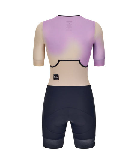 Santini Leaf Short Sleeve Women Trisuit | The Bike Affair