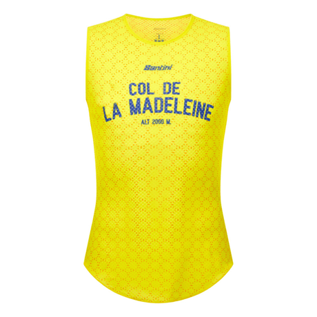 Santini Maillot Jaune Col De La Madeleine Baselayer | The Bike Affair