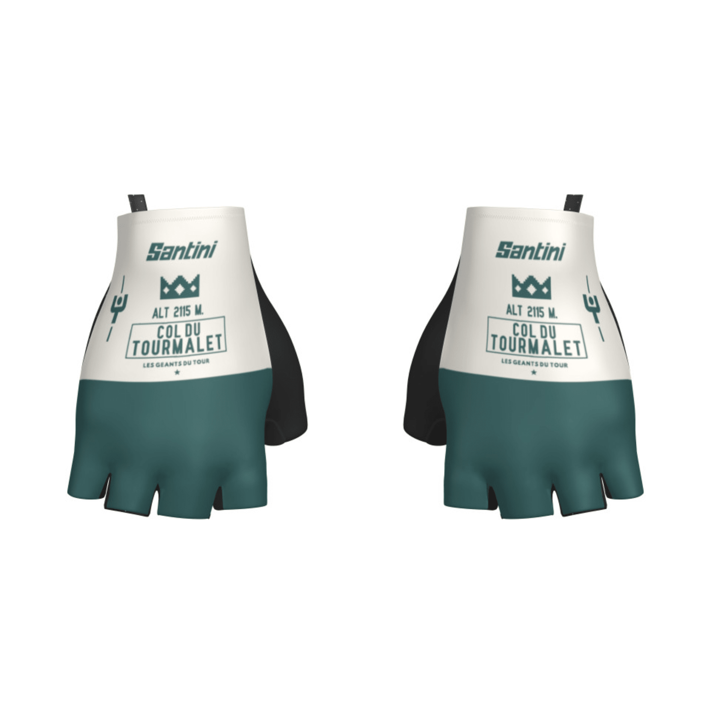 Santini Maillot Jaune Col Du Tourmalet Gloves | The Bike Affair