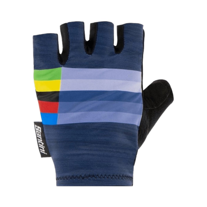 Santini UCI Official Rainbow Gloves | The Bike Affair