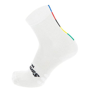 Santini UCI Official Rainbow Socks | The Bike Affair