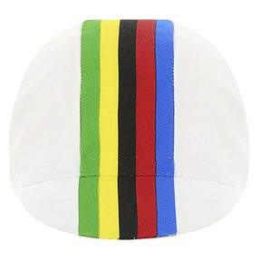 Santini UCI Rainbow Stripes Cycling Cap | The Bike Affair