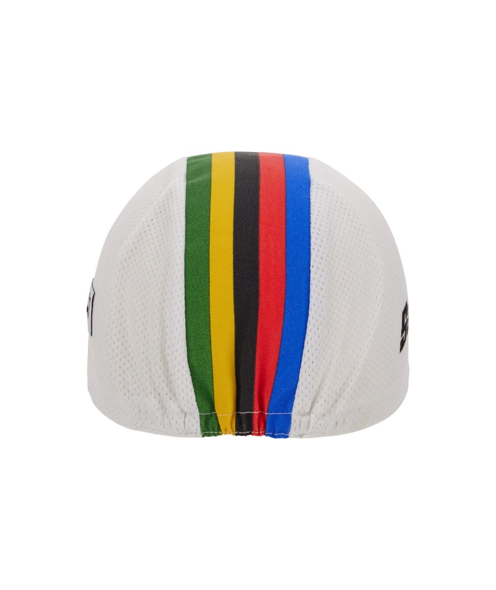 Santini UCI World Champion Cap - Rainbow Stripes | The Bike Affair