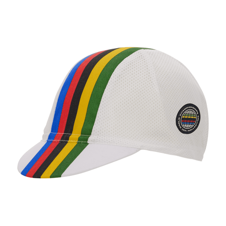 Santini UCI World Champion Cap - Rainbow Stripes | The Bike Affair