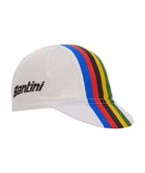 Santini UCI World Champion Cap - Rainbow Stripes | The Bike Affair