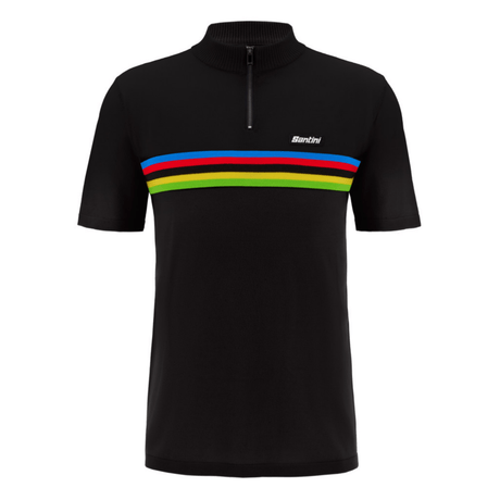 Santini UCI World Champion Polo Shirt | The Bike Affair