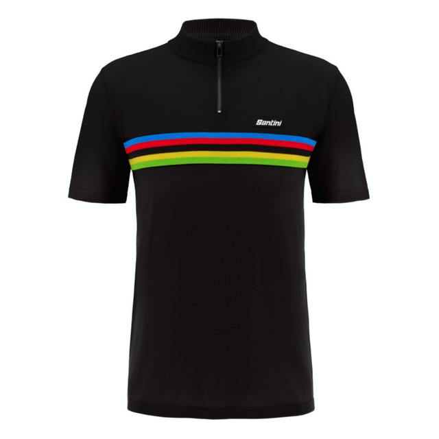 Santini UCI World Champion Polo Shirt | The Bike Affair
