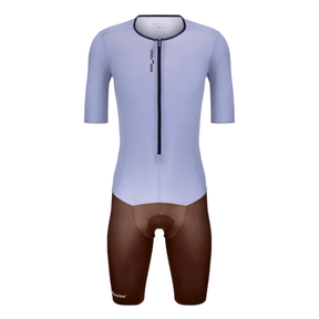 Santini Viper Short Sleeve Trisuit, Light Blue