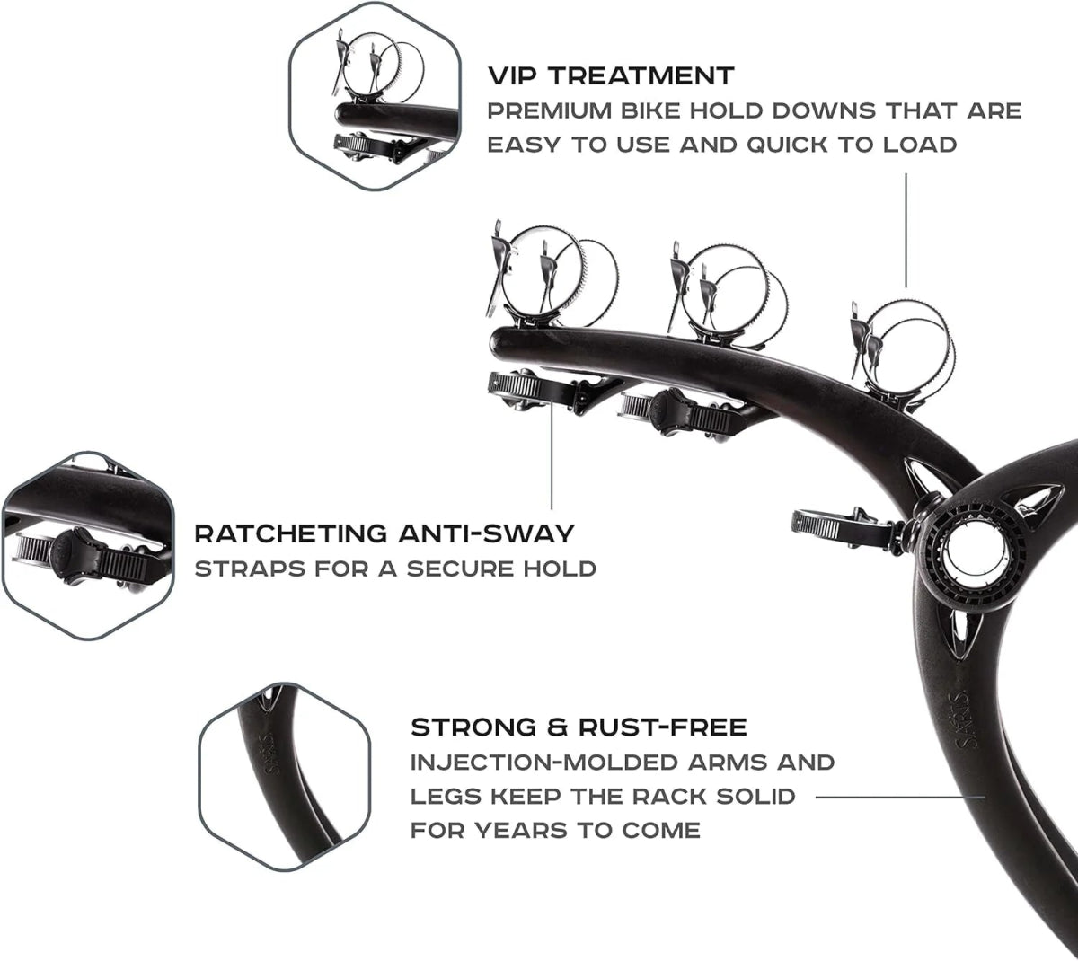 Saris Bones 3 - Bike Trunk Rack | The Bike Affair