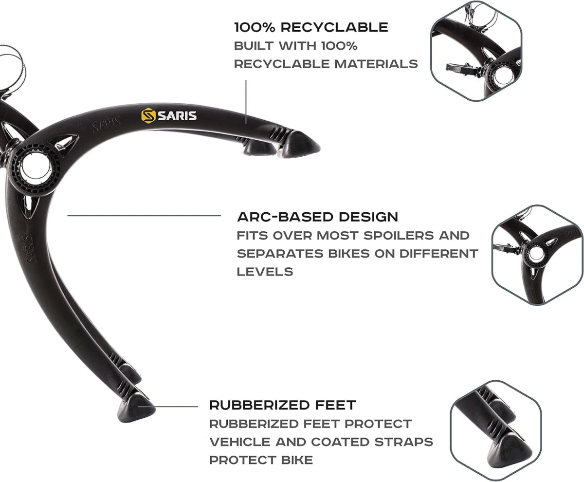 Saris Bones 3 - Bike Trunk Rack | The Bike Affair