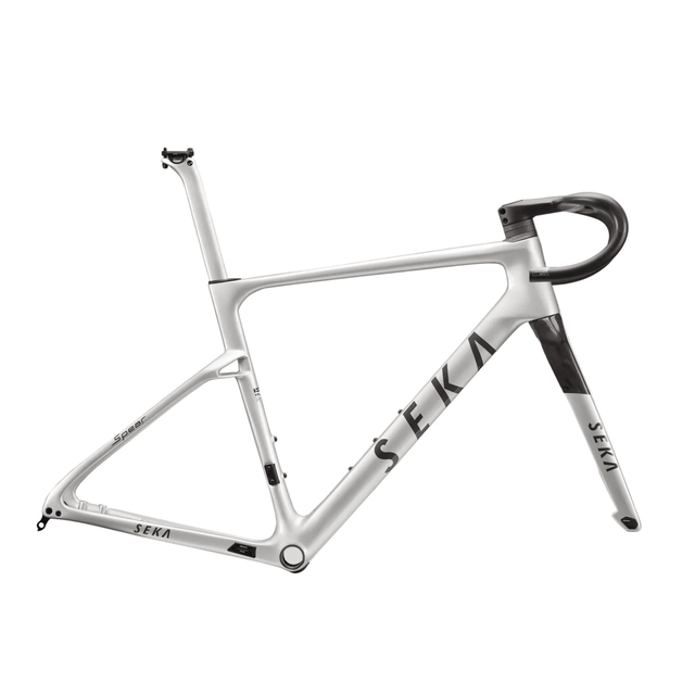 Seka Spear Frameset, Achromatic Silver