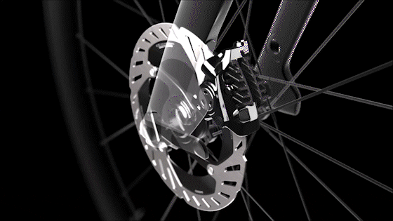 Shimano 105 BR-R7070 Flat Mount Hydraulic Disc Brake Caliper | The Bike Affair