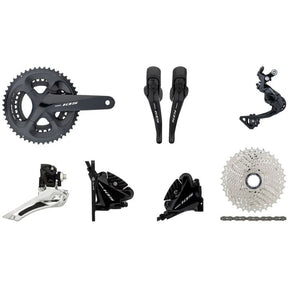 Shimano 105 R7020 2x11 Disc Brake Groupset | The Bike Affair