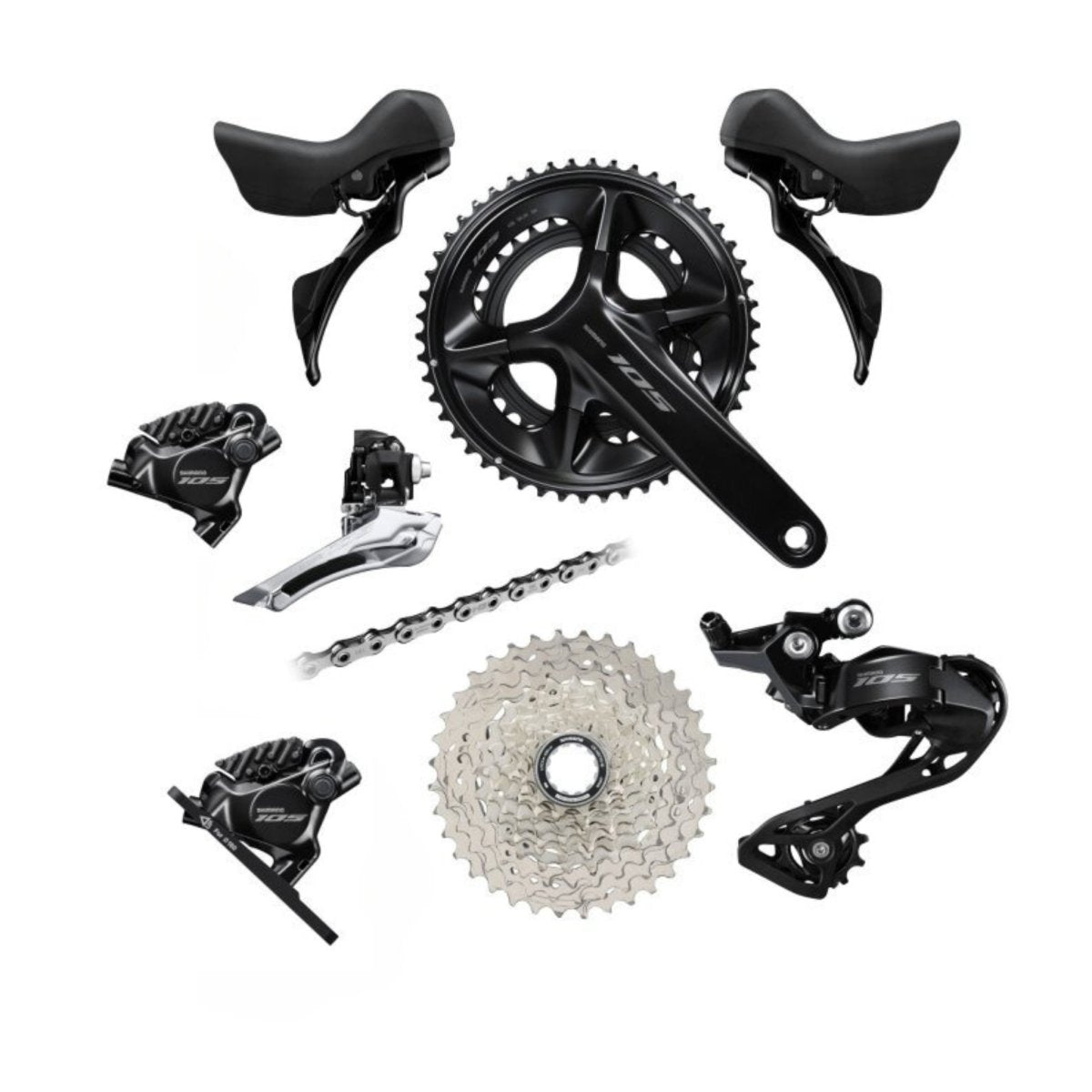 Mountain Bike 105 Hydraulic Disc Groupset Shimano 105 R7020 11