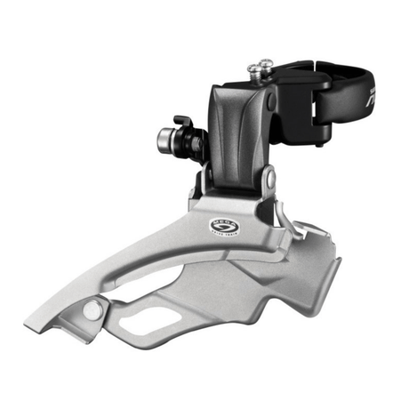 Shimano Altus FD - M371 Down - Swing Clamp Band 3x9 Speed Front Derailleur | The Bike Affair