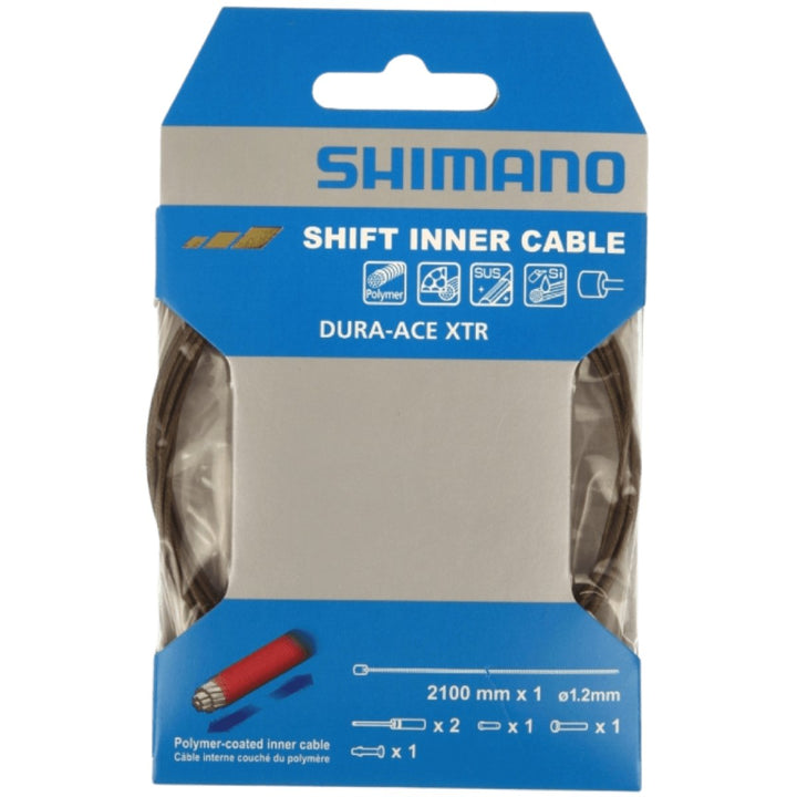 Shimano Polymer Coated Shift Inner Cable | The Bike Affair