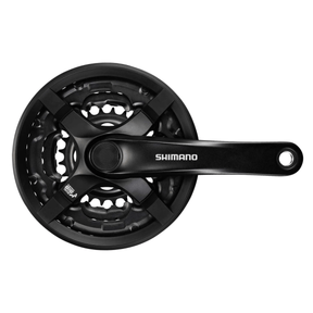 Shimano Tourney Front Chainwheel FC-TY501 3x8/7/6-speed, Black