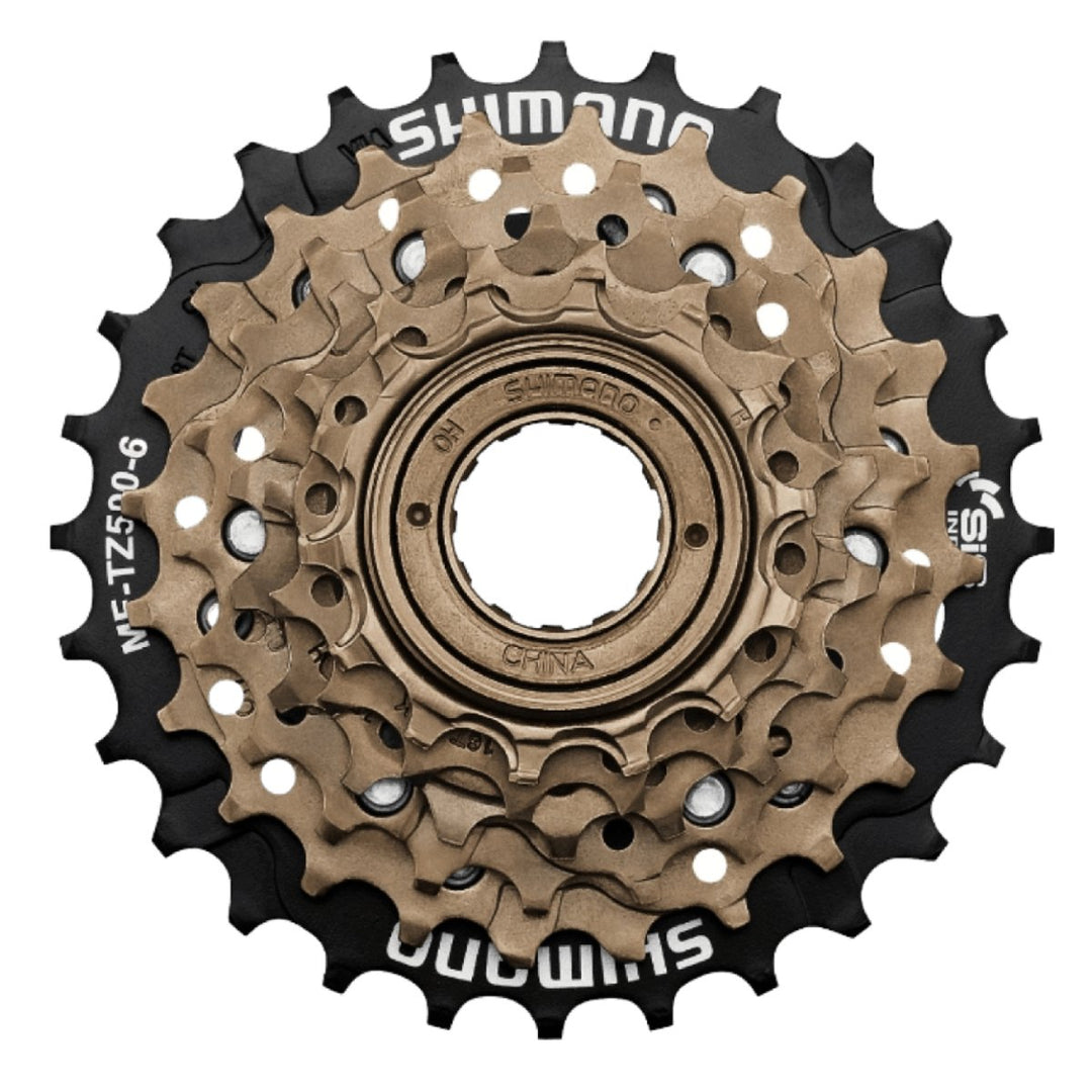 Shimano Tourney MF-TZ500 14-28T 6 Speed Freewheel | The Bike Affair