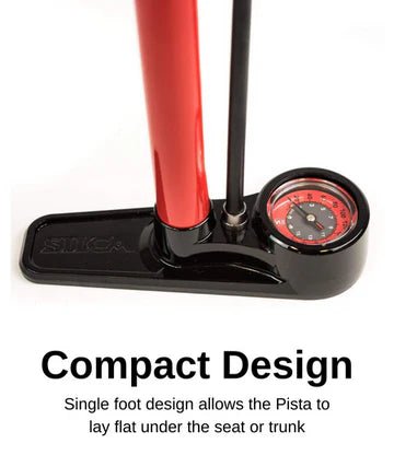 Silca Pista Floor Pump - 220PSI | The Bike Affair