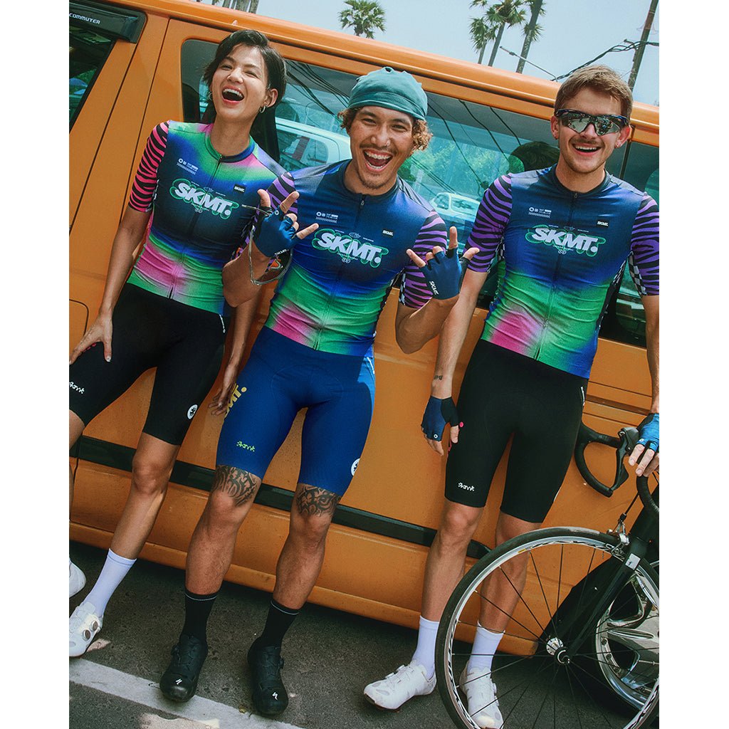 Skull Monton Flux Block Bibshorts | The Bike Affair