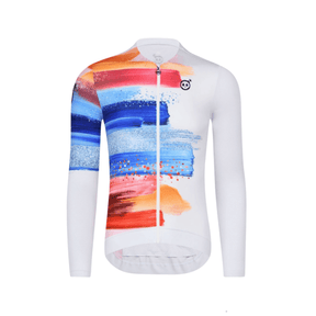 Skull Monton Paint Brush Long Sleeve Jersey | The Bike Affair