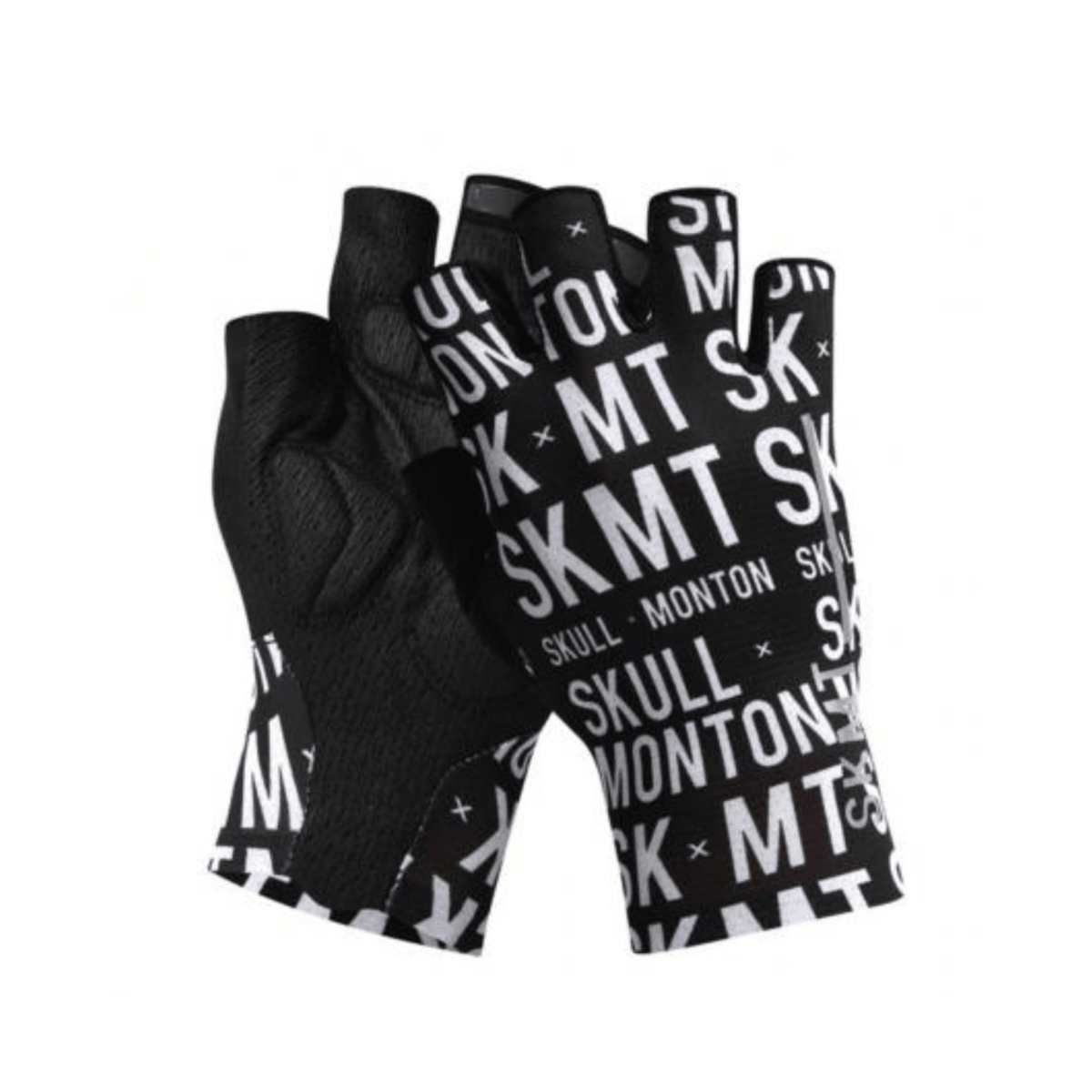 Skull Monton SKMT Half Finger Gloves | The Bike Affair