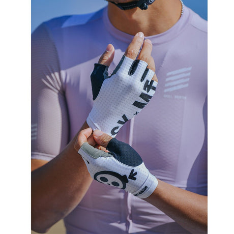 Skull Monton SKMT Half Finger Gloves | The Bike Affair