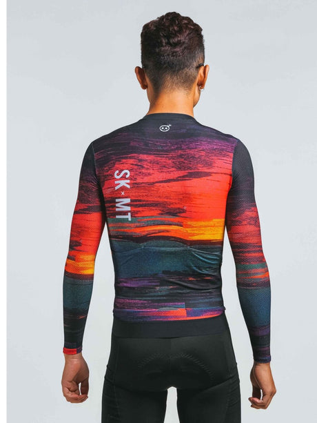 Skull Monton Sunset Long Sleeve Jersey | The Bike Affair