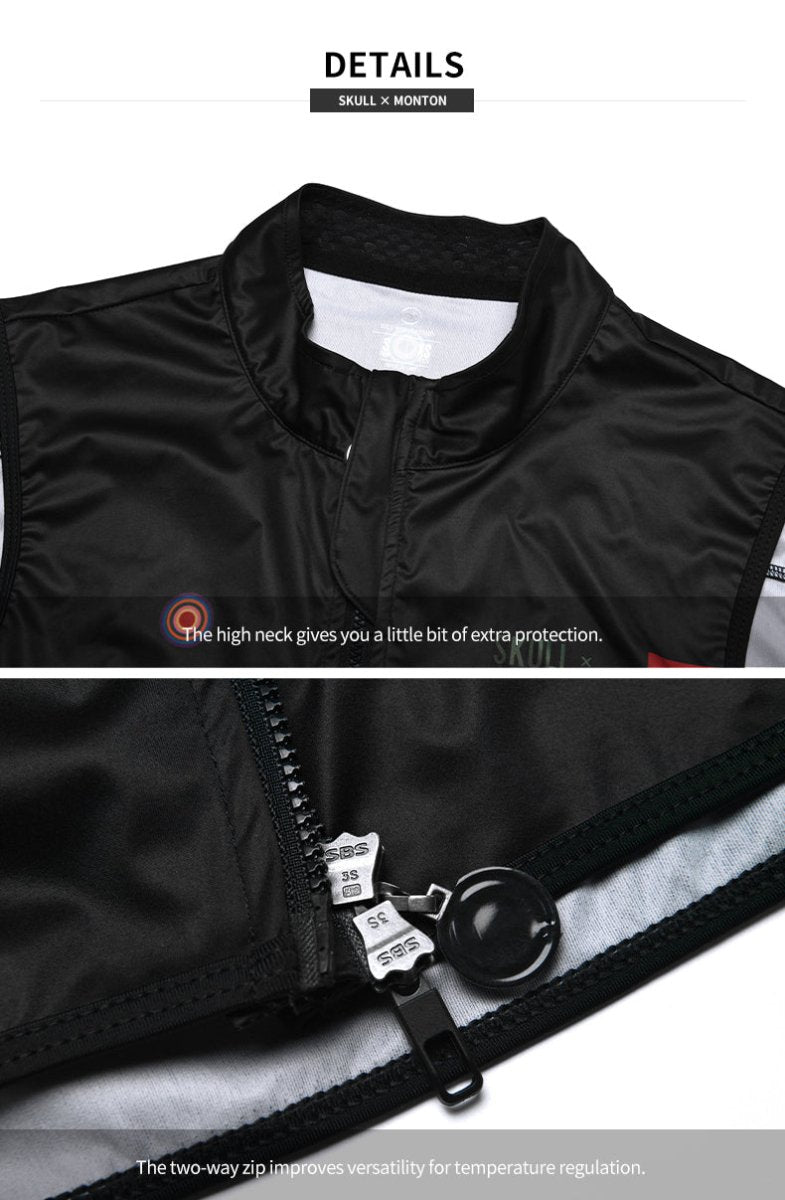 Skull Monton Weekend II Mens Gilet | The Bike Affair