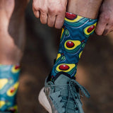 Sox Avocado Running Crew Socks | The Bike Affair