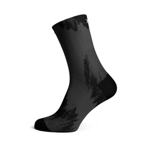 Sox Black Gravel Minimalist Crew Socks | The Bike Affair