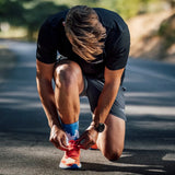 Sox Blue Gravel Minimalist Crew Socks | The Bike Affair