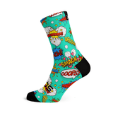 Sox Comic Cycling Crew Socks | The Bike Affair