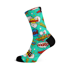 Sox Comic Cycling Crew Socks | The Bike Affair