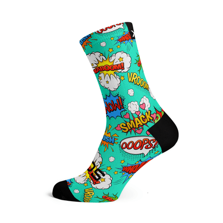 Sox Comic Cycling Crew Socks | The Bike Affair
