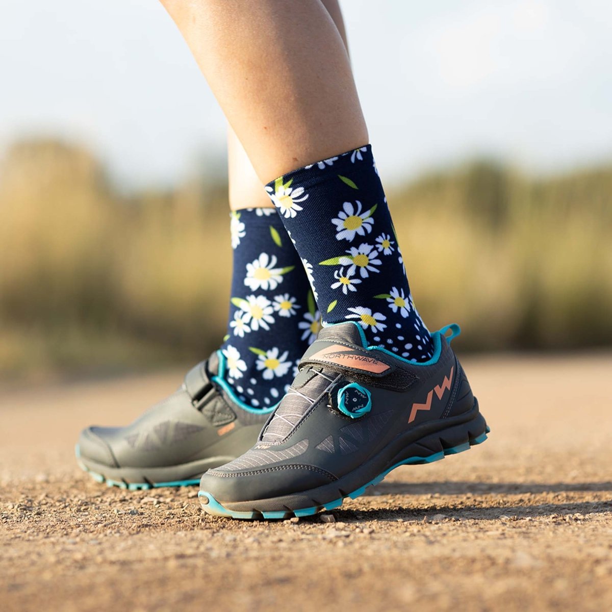 Sox Daisy Running Crew Socks | The Bike Affair