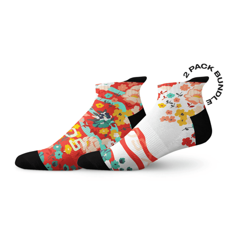 Sox Ditsy Tab Combo Socks (Pack of 2) | The Bike Affair