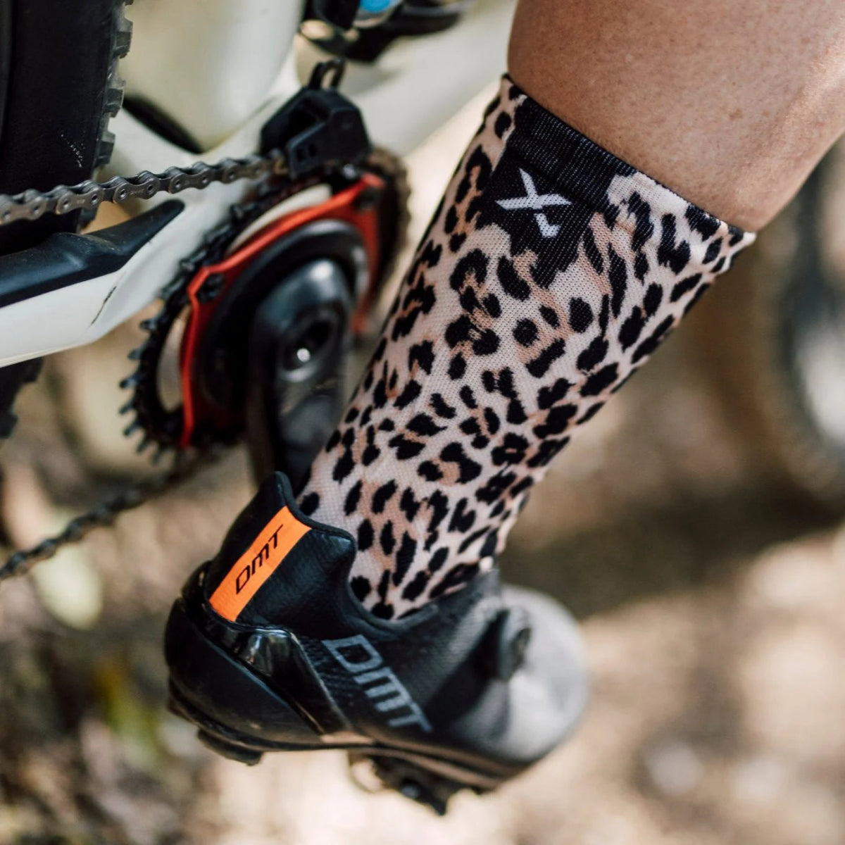 Sox Golden Leopard Casual Crew Socks | The Bike Affair