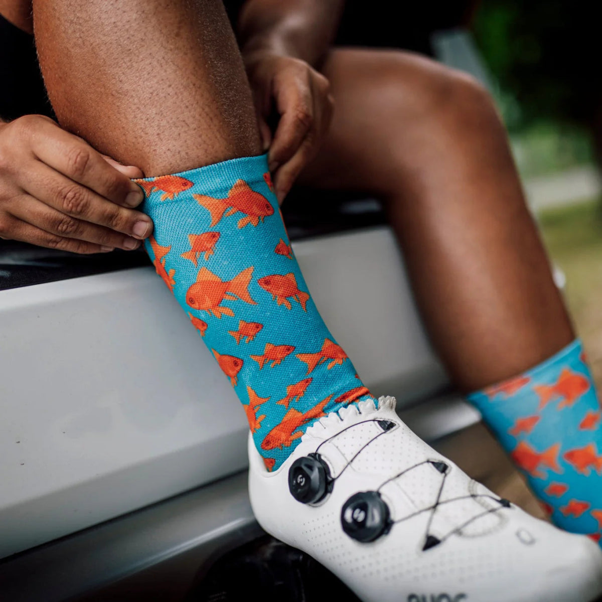 Sox Goldfish Crew Socks | The Bike Affair